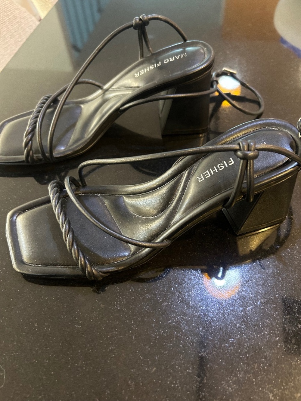 Marc Fisher block heel sandal